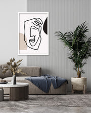 Abstract Face Line