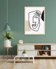 Abstract Face Line