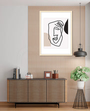 Abstract Face Line