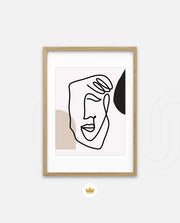 Abstract Face Line