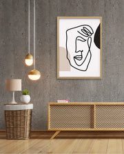 Abstract Face Line