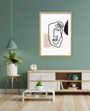Abstract Face Line