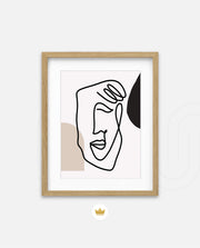 Abstract Face Line