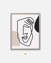 Abstract Face Line