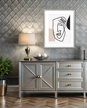 Abstract Face Line