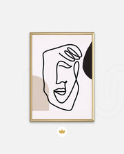 Abstract Face Line