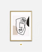 Abstract Face Line