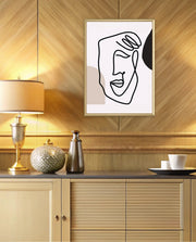 Abstract Face Line