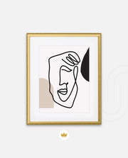 Abstract Face Line