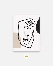 Abstract Face Line