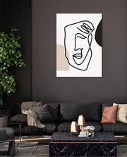 Abstract Face Line