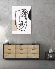 Abstract Face Line
