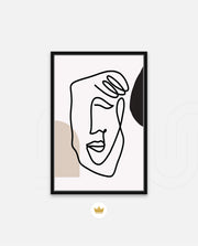 Abstract Face Line