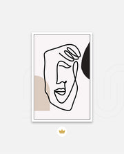 Abstract Face Line
