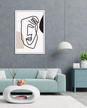 Abstract Face Line