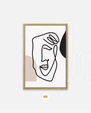 Abstract Face Line