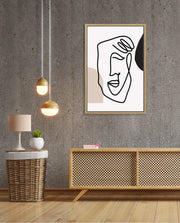 Abstract Face Line