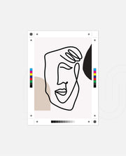 Abstract Face Line