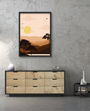 Sunset Desert Layers