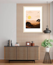 Sunset Desert Layers