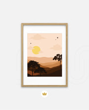 Sunset Desert Layers