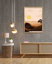 Sunset Desert Layers