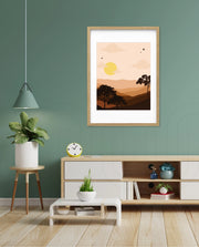 Sunset Desert Layers