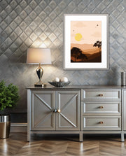 Sunset Desert Layers