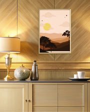 Sunset Desert Layers