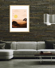 Sunset Desert Layers