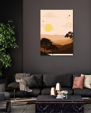 Sunset Desert Layers