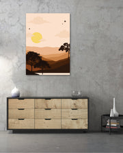 Sunset Desert Layers