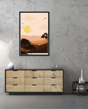 Sunset Desert Layers