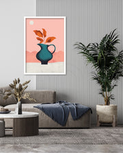 Modern Vase Leaves