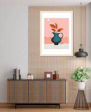Modern Vase Leaves