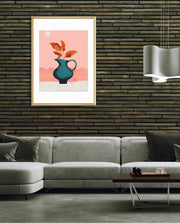 Modern Vase Leaves