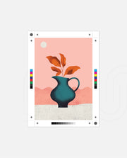 Modern Vase Leaves