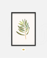 Watercolor Olive Leaf