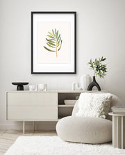 Watercolor Olive Leaf