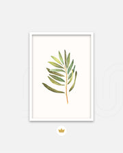 Watercolor Olive Leaf