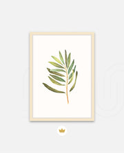 Watercolor Olive Leaf