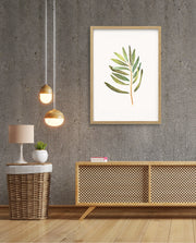 Watercolor Olive Leaf