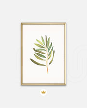 Watercolor Olive Leaf