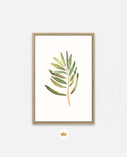Watercolor Olive Leaf