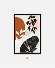 Abstract Botanic Shapes