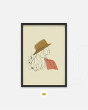 Elegant Hat Portrait