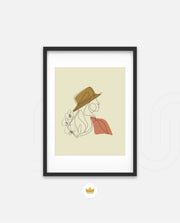 Elegant Hat Portrait