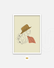 Elegant Hat Portrait
