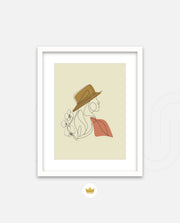 Elegant Hat Portrait