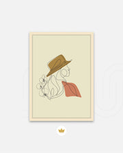 Elegant Hat Portrait